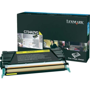Lexmark C734A2YG žltá - originál