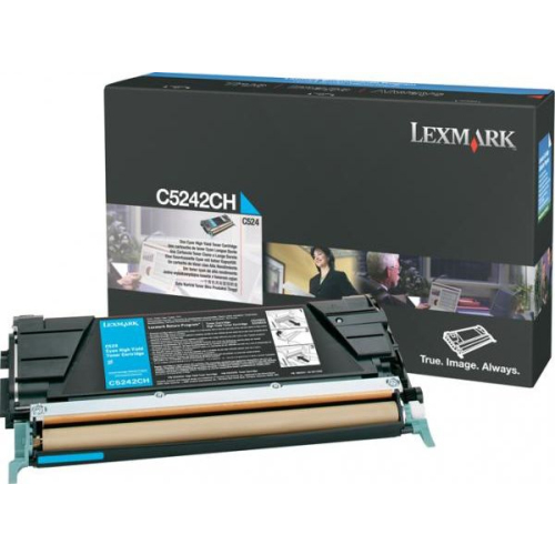 Lexmark C5242CH azúrová - originál