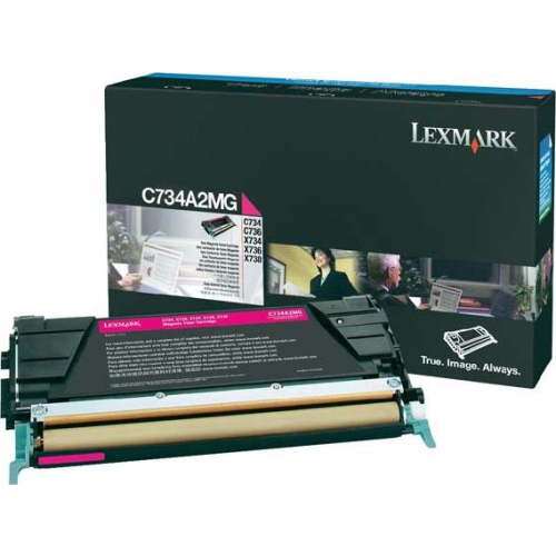 Lexmark C734A2MG purpurová - originál