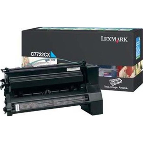 Lexmark C7722CX azúrová - originál