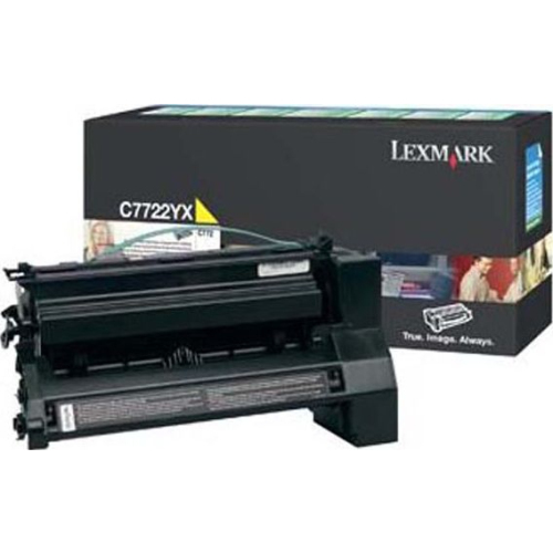 Lexmark C7722YX žltá - originál