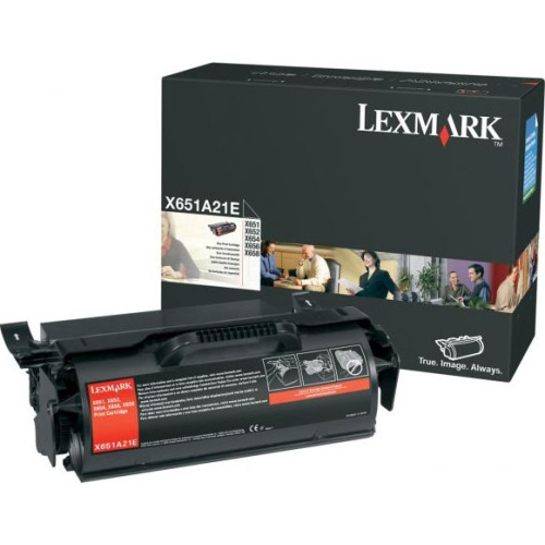 Lexmark X651A21E čierna (black) - originál