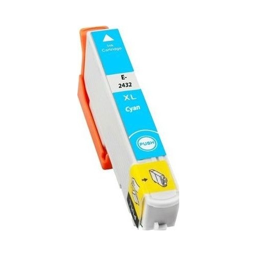 Epson T2432 azúrová  - kompatibilný
