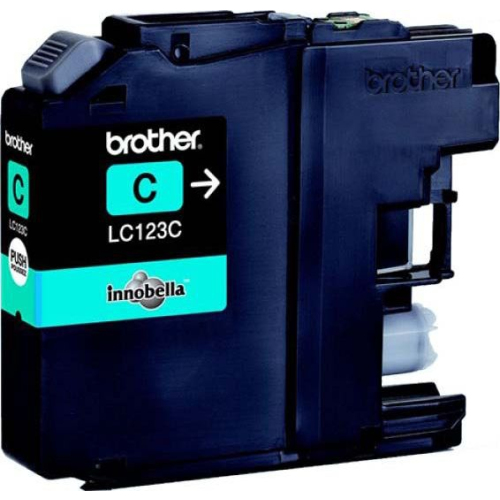 Brother LC-123C azúrová  - originál
