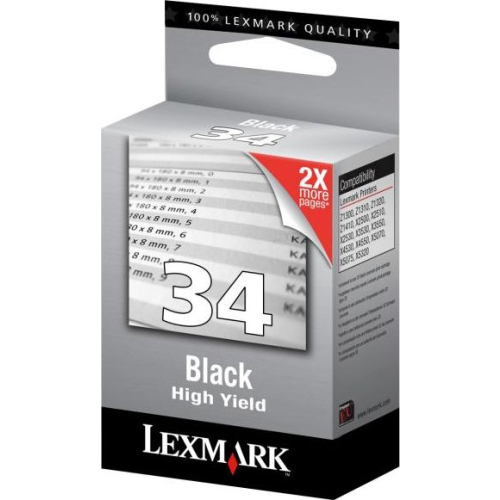 Lexmark 18C0034E #34XL čierna - originál