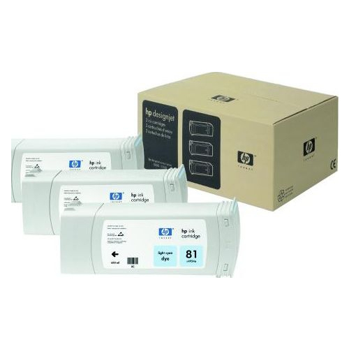 HP C4934A no.81 svetlá azúrová - originál