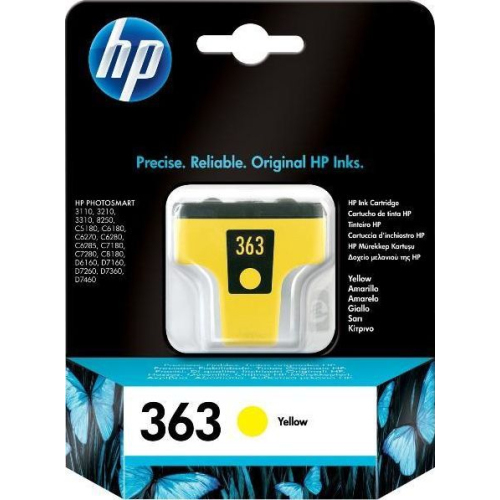 HP C8773EE no.363 žltá - originál