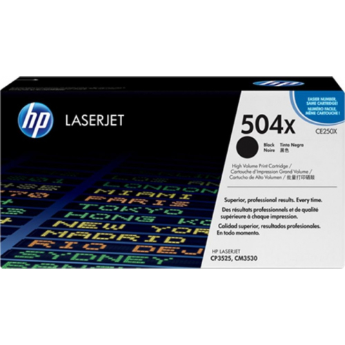 HP CE250X čierna  - originál