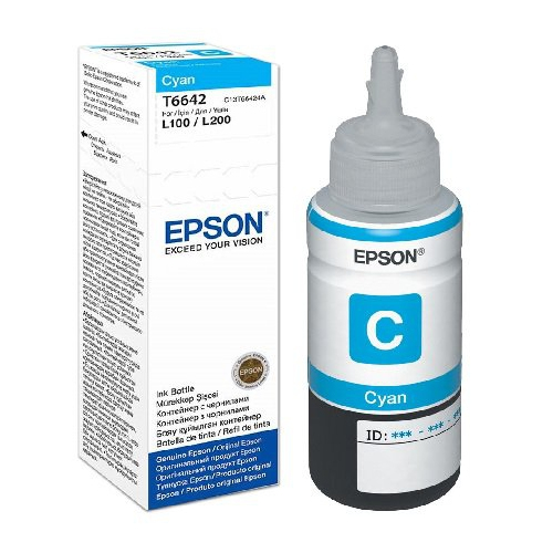 Epson C13T66424A (T6642) azúrová  - originál