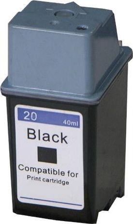 Atramentové kazety - HP 20 (C6614A) čierna - kompatibilný