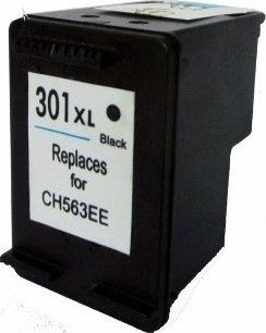 Atramentové kazety - HP 301XL (CH563EE) čierna - kompatibilný