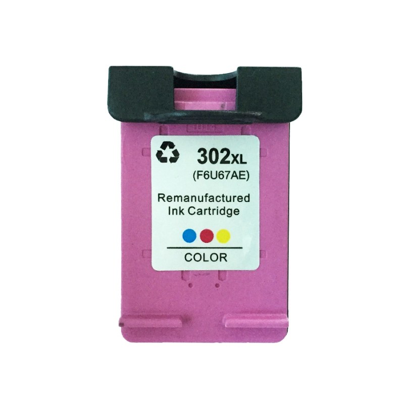Atramentové kazety - HP 302XL (F6U67AE) farebná - kompatibilný
