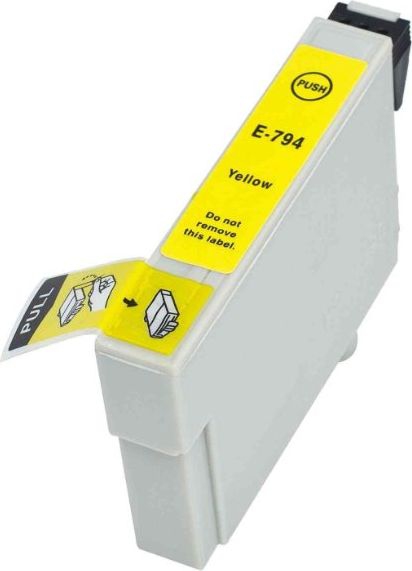 Atramentové kazety - Epson T0794 žltá  - kompatibilný