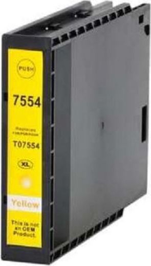 Atramentové kazety - Epson T7554XL žltá  - kompatibilný