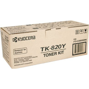 Kyocera TK820Y žltá - originál