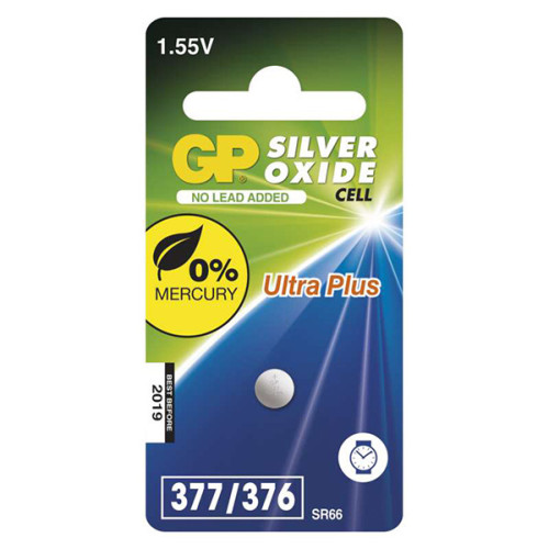 Batéria oxid striebra, SR66, 1.55V, GP, blister, 1-pack, 377F