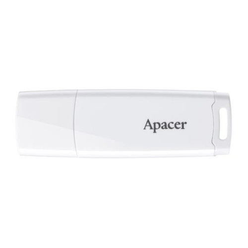 Apacer USB flash disk, USB 2.0, 64GB, AH336, biely, AP64GAH336W-1, USB A, s krytkou