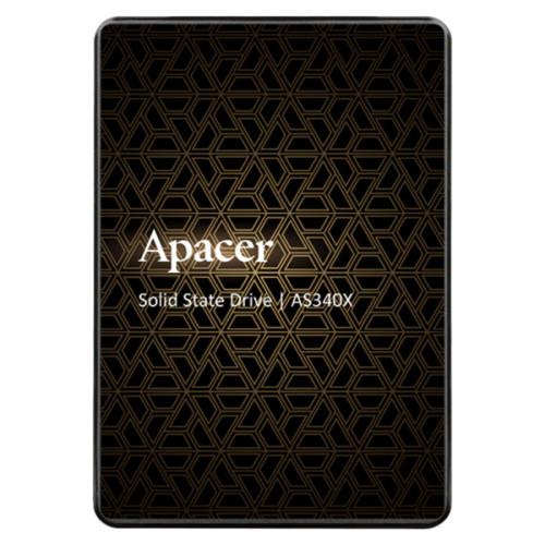 Interný disk SSD 3D NAND Apacer 2.5", interný SATA III 6Gb/s, 480GB, AS340X, AP480GAS340XC-1, 550 MB/s-R, 520 MB/s-W
