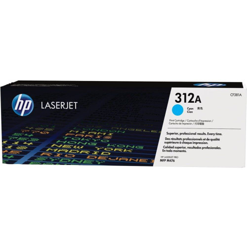 HP CF381A azúrová  - originál