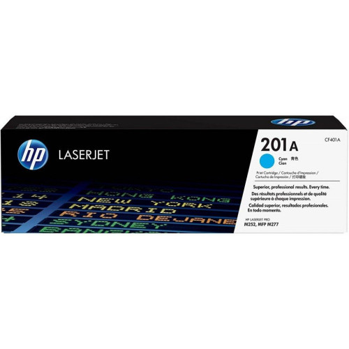 HP CF401A azúrová  - originál