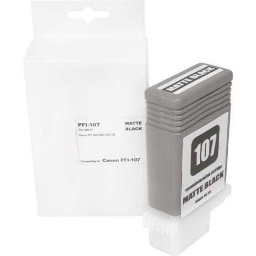 Canon PFI-107 matná čierna - kompatibilný