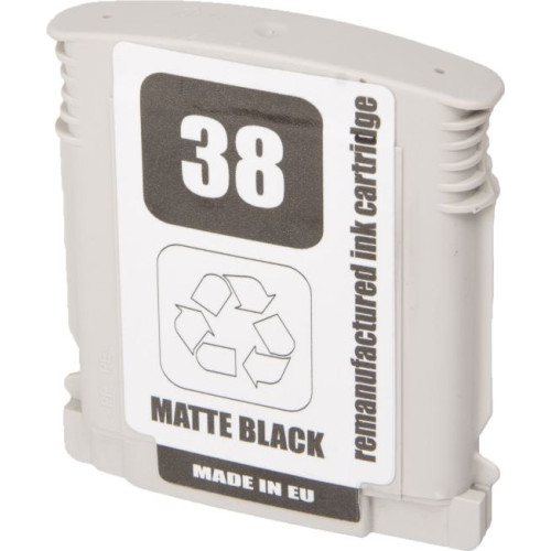 HP 38 (C9412A) matná čierna - kompatibilný